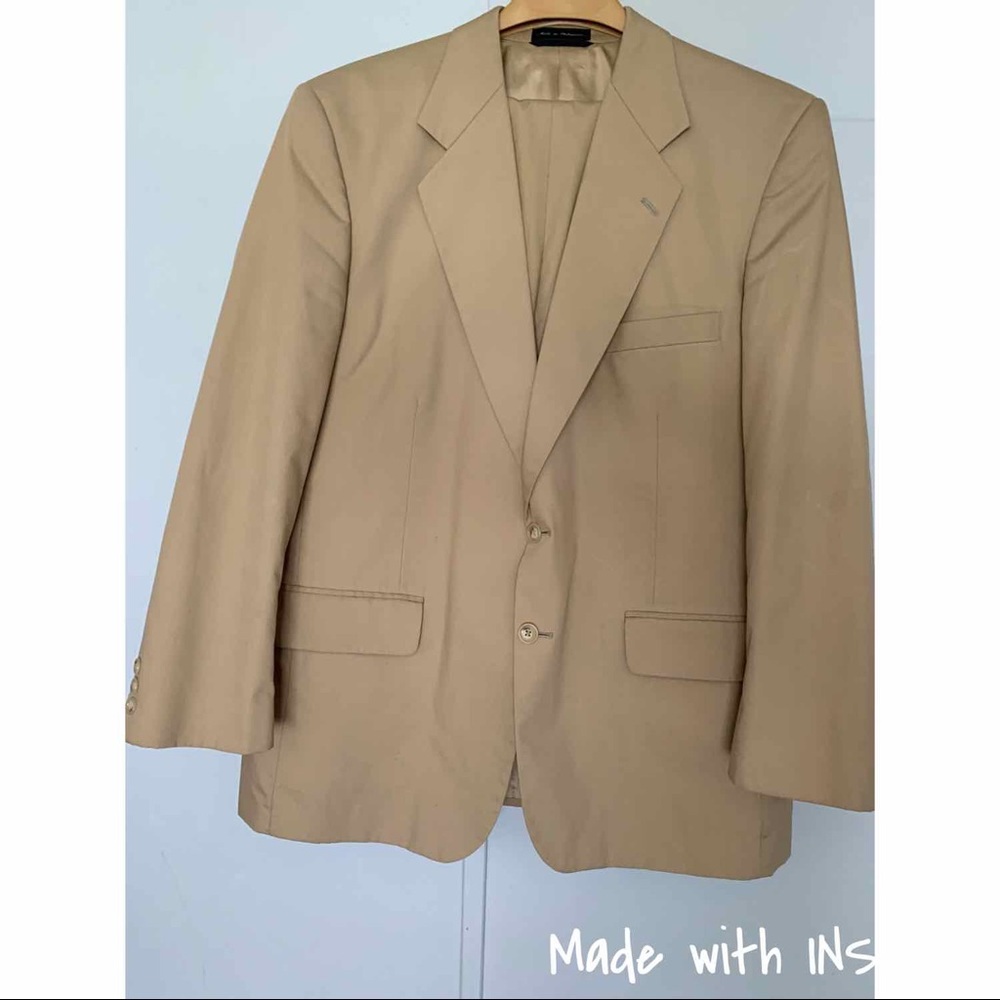 Mens Light Brown Suit